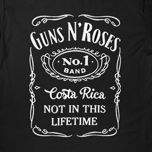 Camiseta Guns n Roses - Tour Costa Rica 2016 -2